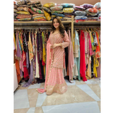 Royal look Gharara Sequence Party wear
