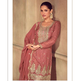 GULKAYRA DESIGNER TOP PLAZZO AND  DUPATTA