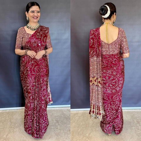 BANDHINI STYLE- Most Demanding Saree Collection