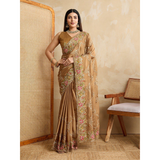PARTY WEAR SOFT RANGOLI SILK Heavy Toned Saree