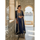 VF 226 INDOWESTERN PLAZO CHOLI SET