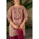 AAYANA-2 Designer Embroidered Top Sharara Palazzo Dupatta Set
