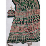 SF- 1117 Semi Gajji Ajrakh Print with Mirror