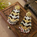 Gorgeous Dual Tone Earrings