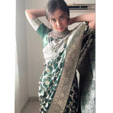 LICHI ZARI SILK ONE-MINUTE PRE-STITCHED SAREES