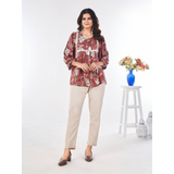 URVASHI Short Printed Tops