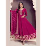 VINAY Embroidered Silk Anarkali Suit