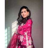 Z-9282 New Designer Party Top Pant & Dupatta Set