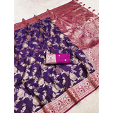 Soft Banarasi Silk Zari Work Saree