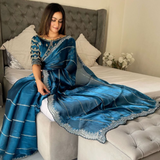 TRENDING STYLE Soft Jimmy Choo Saree