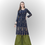 Kurti plazzo Set