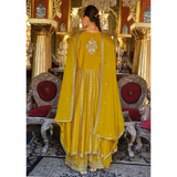 BARBIE - 562 PREMIUM Multicolor Chinon Silk Palazzo Set