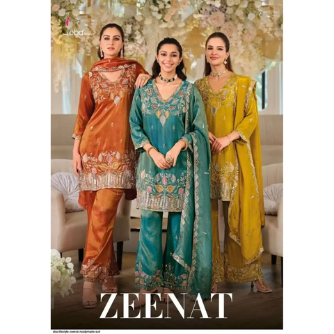 ZEENAT Premium Shimmer Embroidery Sets
