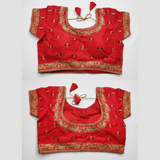 Silk Zari Wedding Style
