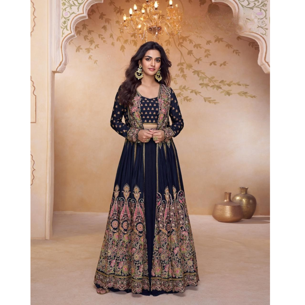 1037A- PRACHI PREMIUM CHINON SILK COLLECTION