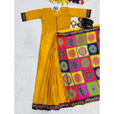 New Trending Gown Style Ready Nd Go saree