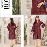 Printed cotton Jacquard Kurti Sets