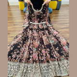 Party Wear FLORAL PRINT GEORGETTE KURTI