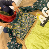 Crop Top and Plazzo Set- Indo western Wear