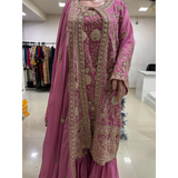 HANDWORK Gharara Palazzo Set HEAVY EMBROIDERY