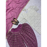 Launching New Designer Party Wear Look Top , Dhoti Styles Salwar and Dupatta