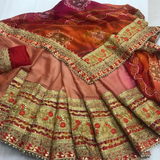 Bandhini Half N Half Silk Saree