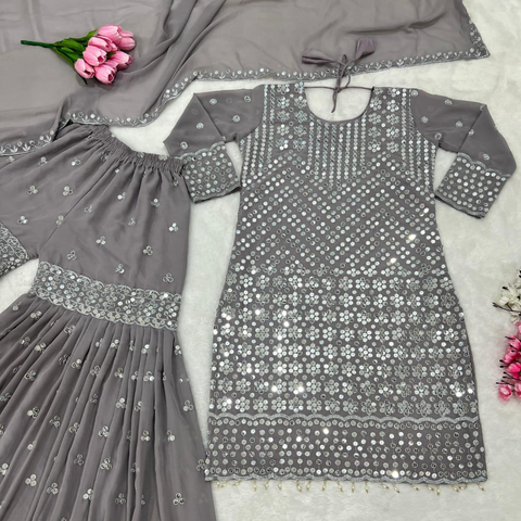 Gharara Sequence Party wear