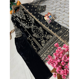 LC-1389 NEWLY LAUNCHED KURTI-PANT SET IN BEAUTIFUL VELVET