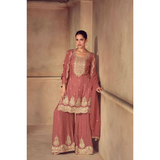 GULKAYRA DESIGNER TOP PLAZZO AND  DUPATTA