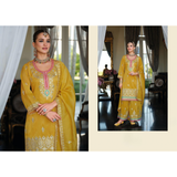 Madhubala Shimmer Embroidery Sharara Sets