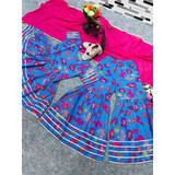 HK 92- Kids Floral Print Sharara-Style Suit