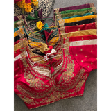 SABYASACHI NECK BRIDAL BLOUSE