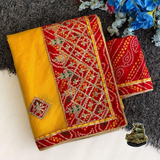 Beautiful Saree with all over weaving Kota doriya