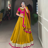 Rayon and Silk Full Flair Lehenga Collection