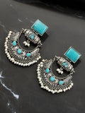 Oxidised Royale Chandbali Earrings