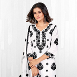Chikankari Style Rayon Kurti Sets