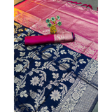 BANARASI ZARI KATAN SILK SAREE CATALOG-0011