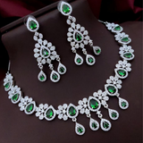 AD Necklace Set with Earrings