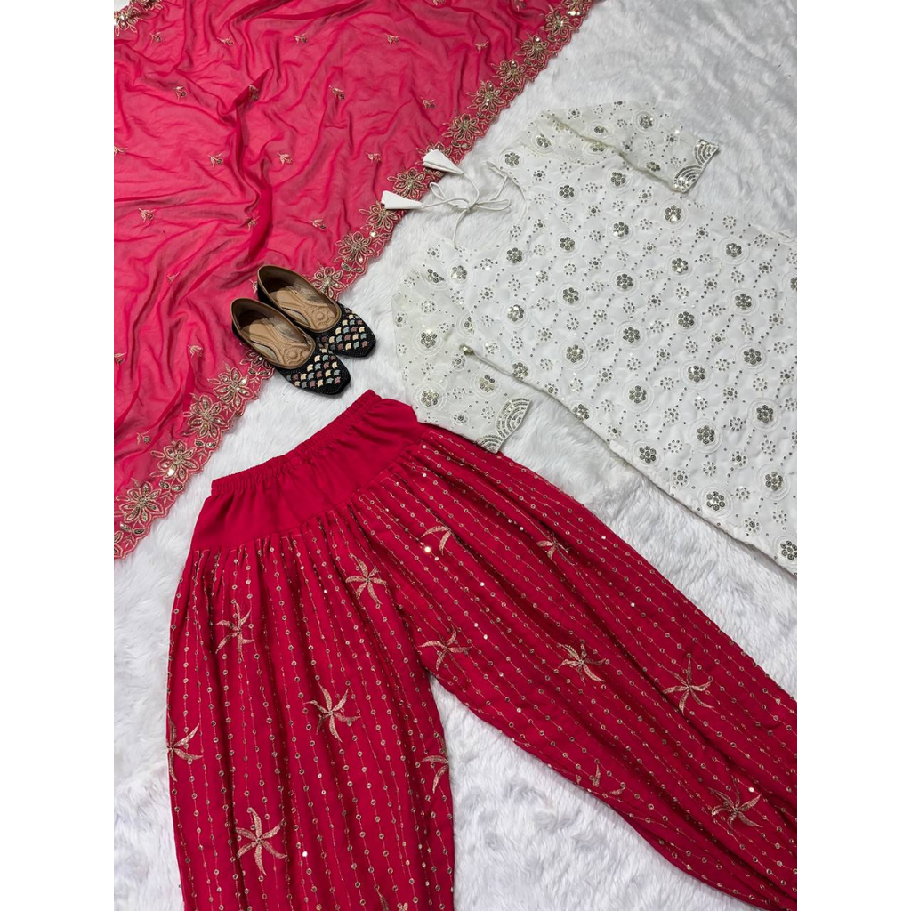 (NF-1151) Launching New Designer Party Wear Look Top Patiala Salwar and Dupatta