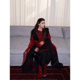 Đěsigner Party Wear Look Pur Chinon Silk Top & Palazzo