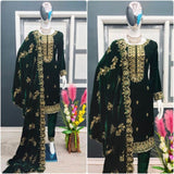 Velvet Designer Party Wear