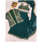 HV 9319 SUPER HIT READY-TO-WEAR JACKET SAREE DESIGN
