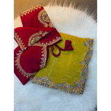 VIVERA SABYASACHI Designer Saree with Ready- Made Blouse Size 38-40