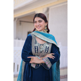 LW-9314 VELVET TOP-PANT WITH DUPATTA COLLECTION