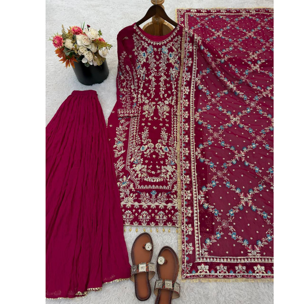 SRK-5333  New Georgette Designer Collection