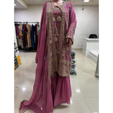 HANDWORK Gharara Palazzo Set HEAVY EMBROIDERY