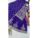 ZD-10091 PREMIUM CHINON SILK SHARARA SUIT