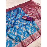 Soft Banarasi Silk Zari Work Saree
