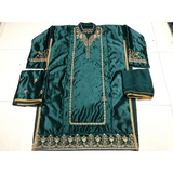 Silk Satin Pakistani Designer Sets