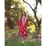 BE-145 DESIGNER WEAR KURTA PLAZZO PAIR